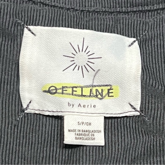 AERIE by OFFLINE Lightweight Corduroy Cotton Jumpsuit - Size S - Picture 10 of 12